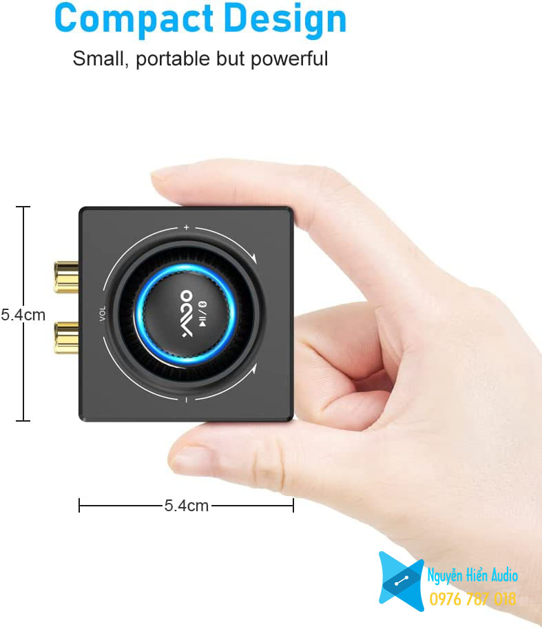 Bộ thu âm thanh Bluetooth B06T3 chuẩn aptx HD, hifi, AAC và LL Hàng chính hãng