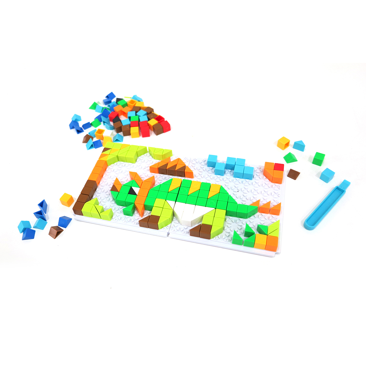 Đồ Chơi Bộ Tranh Xếp Nút TOONYKIDS - Đồ Chơi Thông Minh Cho Bé - JURASSIC PUZZLE TN011