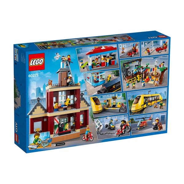 BỘ LẮP RÁP LEGO CITY 60271 QUẢNG TRƯỜNG THÀNH PHỐ