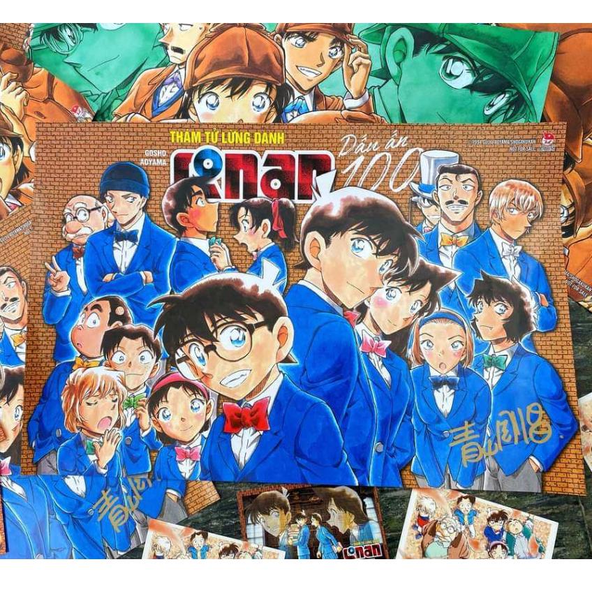 Poster Thám tử lừng danh Conan Off - Dấu ấn 100 - Fes Aniani #2 - NXB Kim Đồng