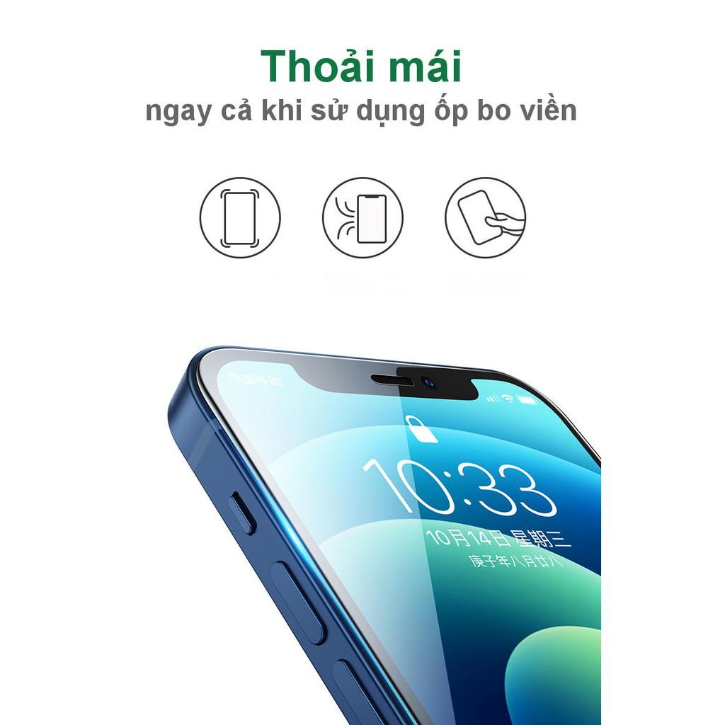 Miếng dán kính cường lực ánh sáng xanh, độ cứng 9H cho iPhone 12 mini / 12 / Pro / Max UGREEN SP158 SP159 SP161 - Hàng Chính Hãng