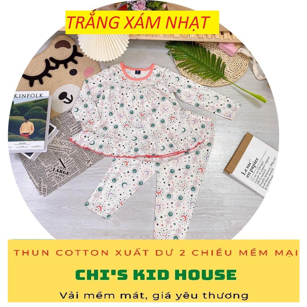 (VẢI XUẤT ĐẸP) ĐỒ BỘ THUN COTTON 2 CHIỀU XUẤT DƯ MỀM MÁT CHO BÉ LỚN 20-40KG