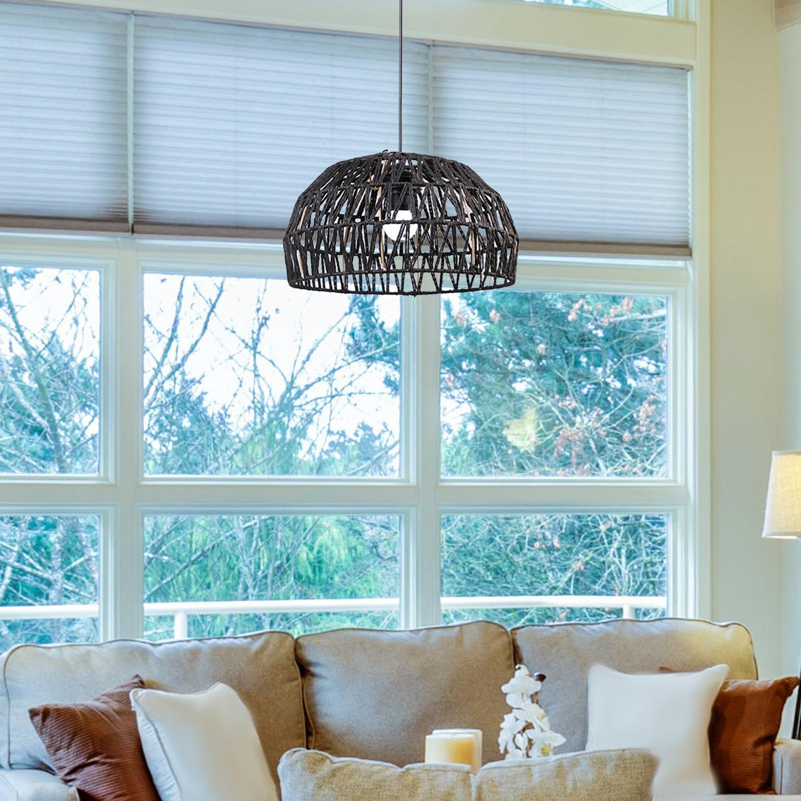 Pendant Lamp Shade Rattan Decoration Ceiling Light Shade for Restaurant