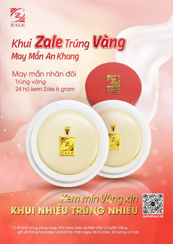 KEM DƯỠNG TRẮNG DA ZALE ĐỎ NHÂN SÂM - 03 HỦ TẶNG 01 HỦ