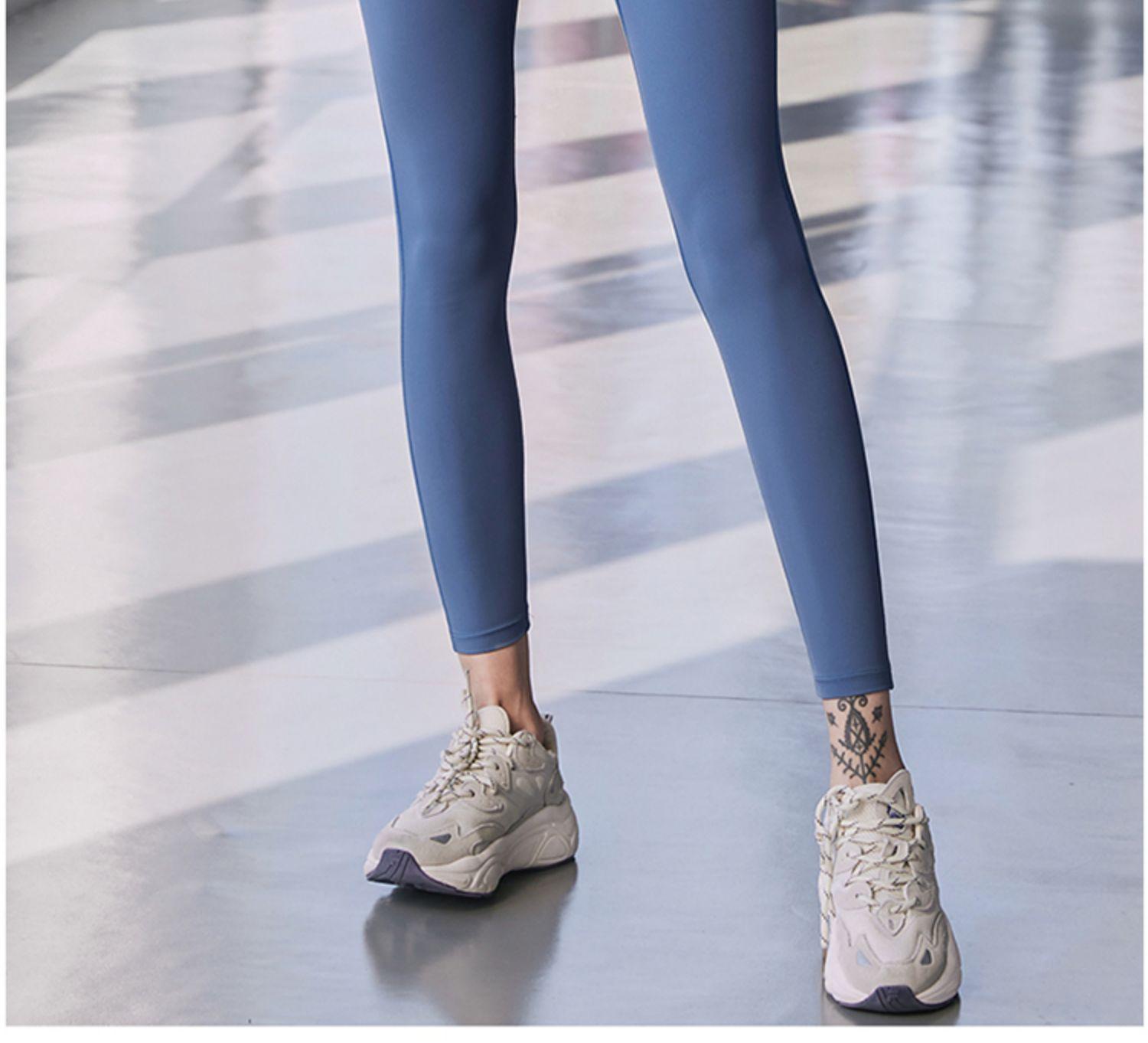 F.Dyraa phụ nữ quần yoga chạy bộ quần legging túi đàn hồi cao với váy với quần legging tập thể dục quần áo nữ Color: Coffee Size: S