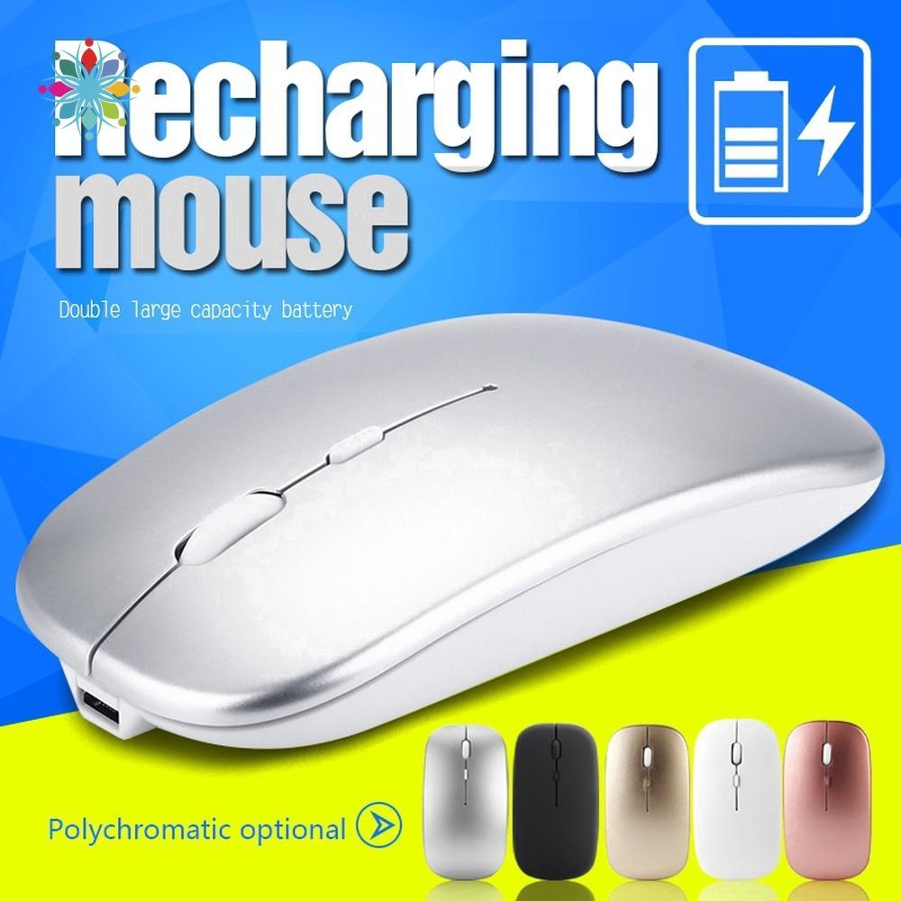Chuột Không Dây Sạc Siêu Mỏng 2.4g