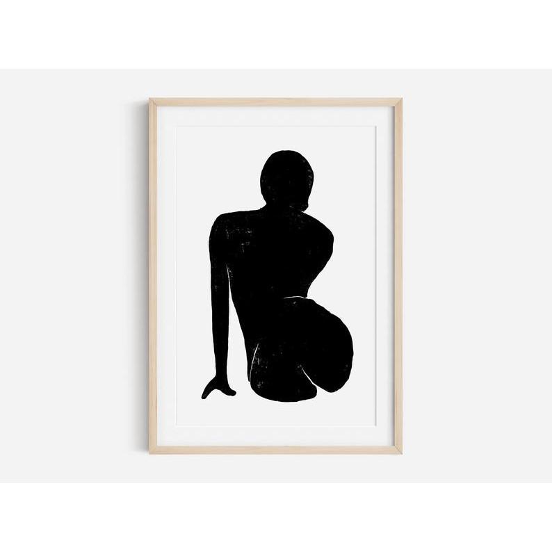 Tranh treo tường | Tranh nghệ thuật trừu tượng - Abstract Figure Print, Abstract Wall Art 01