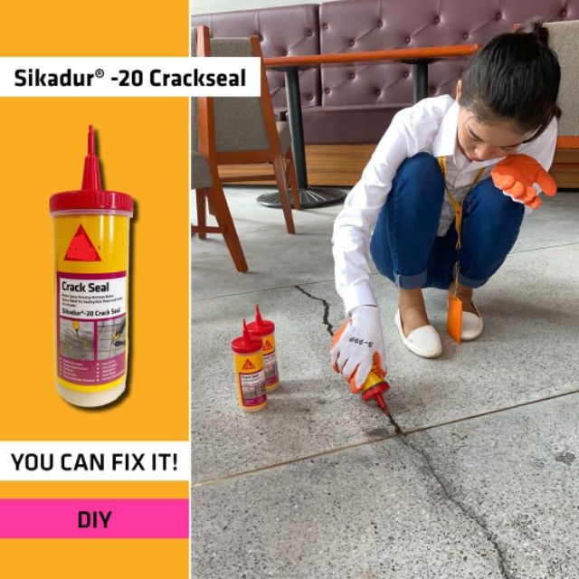 Keo xử lý đường nứt tường , nứt bê tông , chống thấm tường bị nứt .Vmixeco