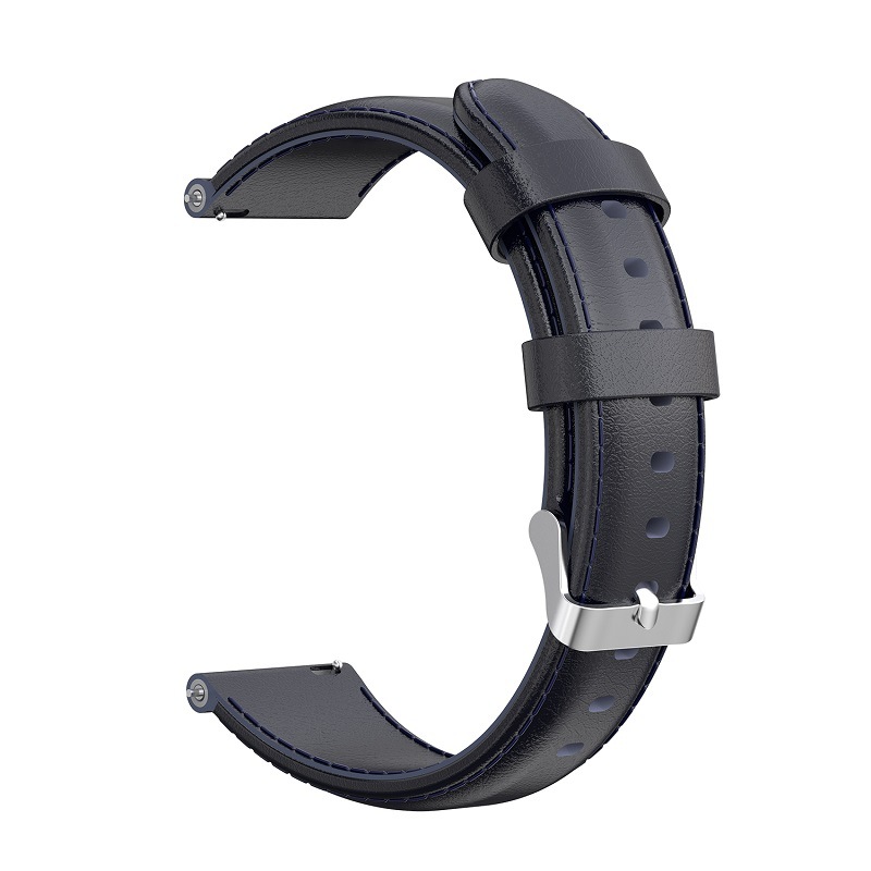 Dây Đeo Da Thay Thế Cho Đồng Hồ Thông Minh Smart Watch  Size 22mm Ticwatch pro / Samsung Gear S3 / Samsung Galaxy Watch 46mm / Xiaomi Amazfit Pace / Amazfit Stratos / Fossil Q MARSHAL gen2