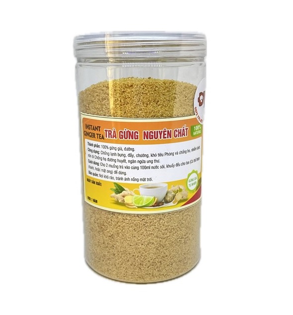 Trà gừng nguyên chất hoà tan DTFood tốt cho sức khoẻ - Hộp 500g