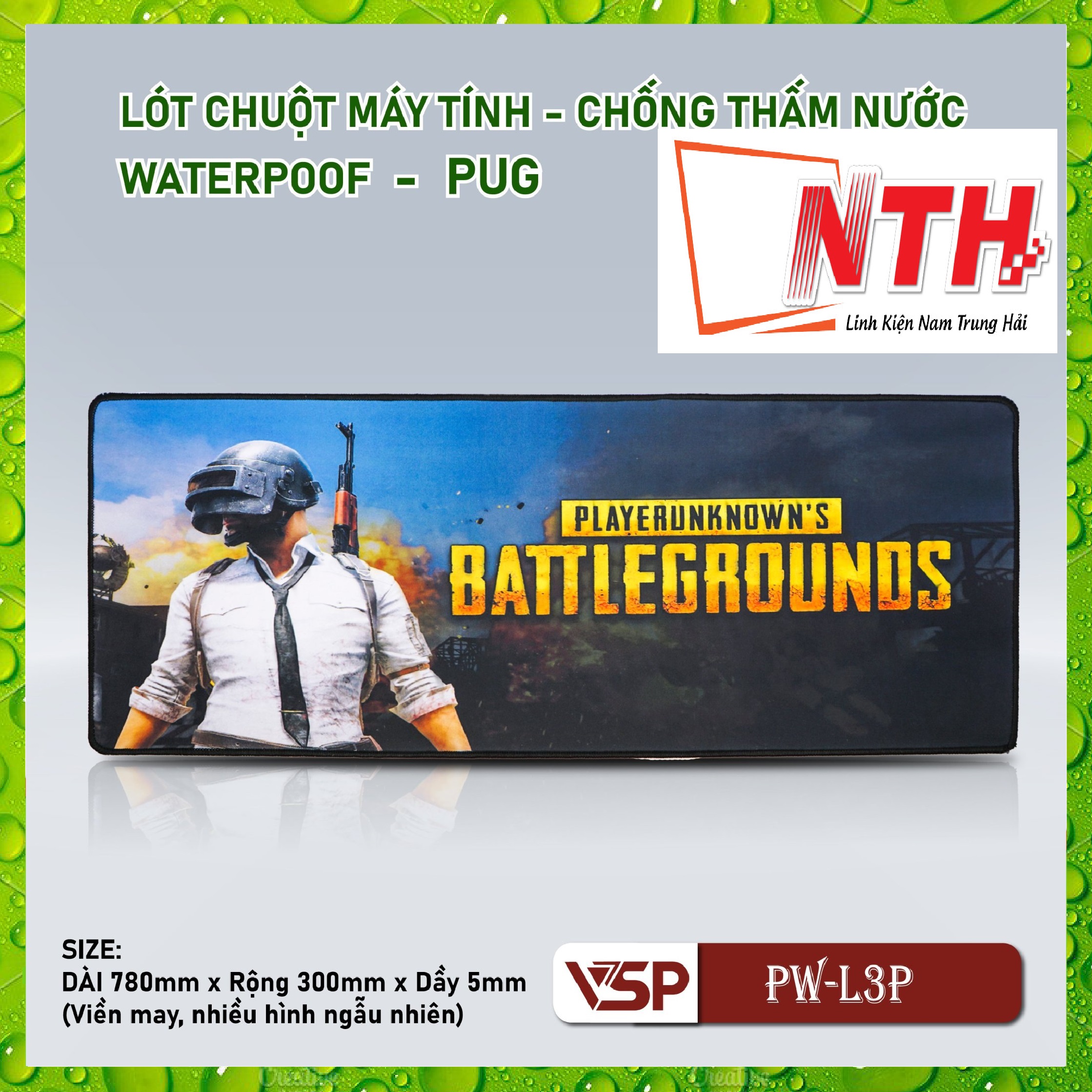 Lót chuột Pad PW-L3P Hình-hàng chính hãng