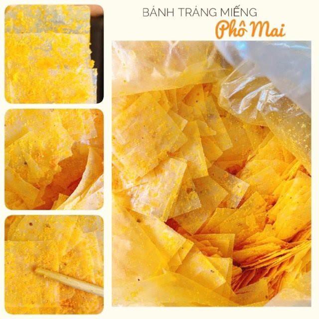 Bánh Tráng Miếng Phô Mai Túi Zip 100g - Trai Đẹp Snack
