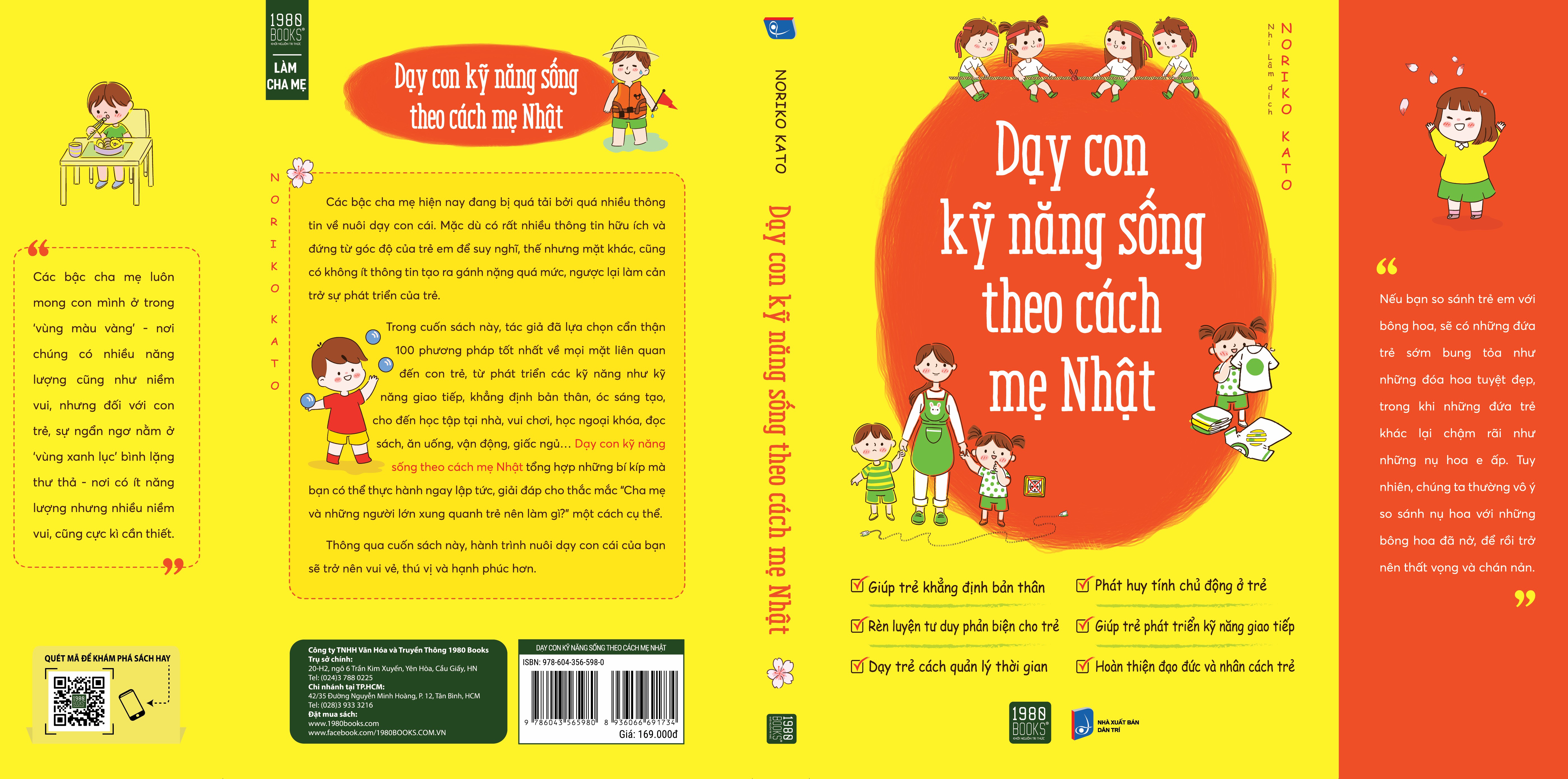 Dạy con kỹ năng sống  theo cách mẹ nhật - 1980books