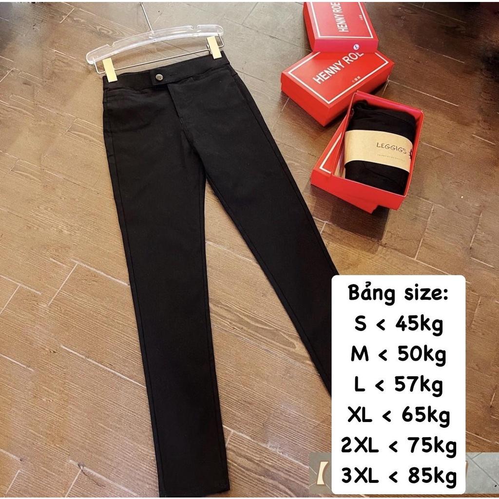 MS1023 Quần legging nữ chất jeans siêu co giãn 4 chiều