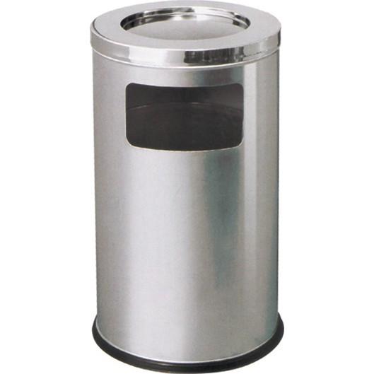 THÙNG RÁC INOX GẠT TÀN DẠNG TRÒN 30 X 61 B-074