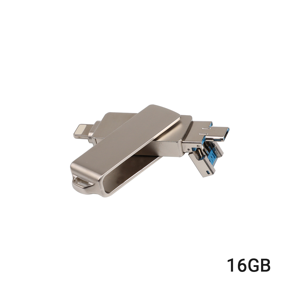 USB Ổ Flash 3 Trong 1 Micro USB / USB 2.0 Cho IPhone IPad Mini Que Nhớ 16Gb 32Gb 64Gb 128Gb