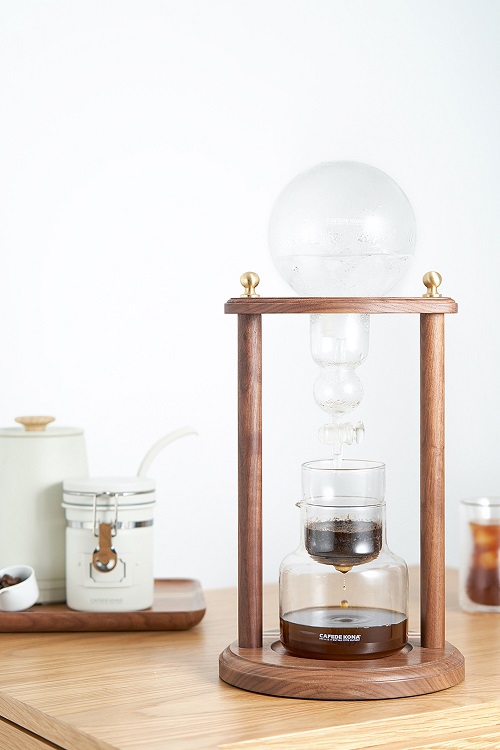 Tháp pha cà phê đá lạnh Cold drip Cafede Kona 600ml khung gỗ