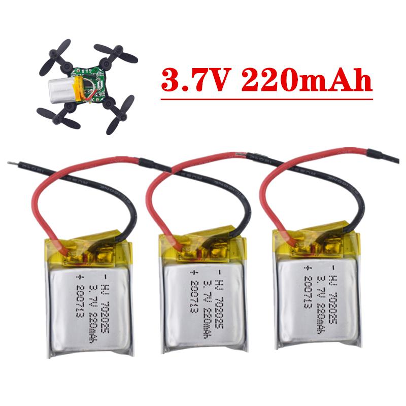 702025 3.7V 220mAh Pin Lipo Cho MP3 MP4 LED DVD Đồ chơi Máy mát xa Tai nghe Bluetooth Loa Chuột Pin sạc 3.7V Màu sắc: 10 cái