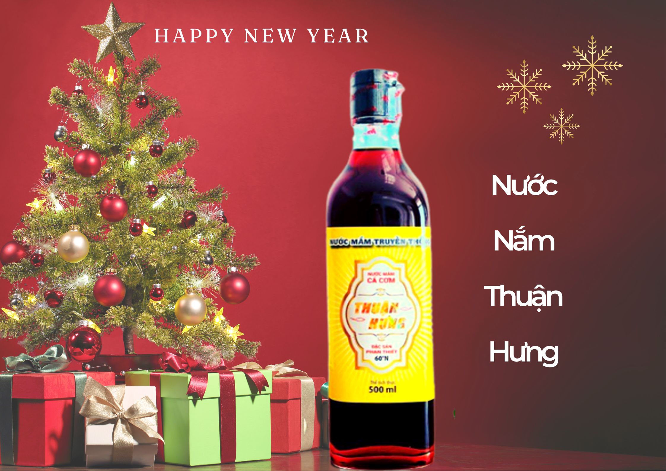 NƯỚC MẮM PHAN THIẾT CHAI THỦY TINH - THUẬN HƯNG 60 ĐỘ ĐẠM/ 1 THÙNG 12 CHAI 500ML