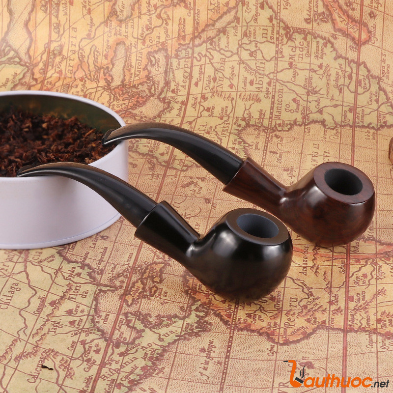 Tẩu Thuốc Gỗ Mun Kiểu Dáng Mới Lạ FT-05437
