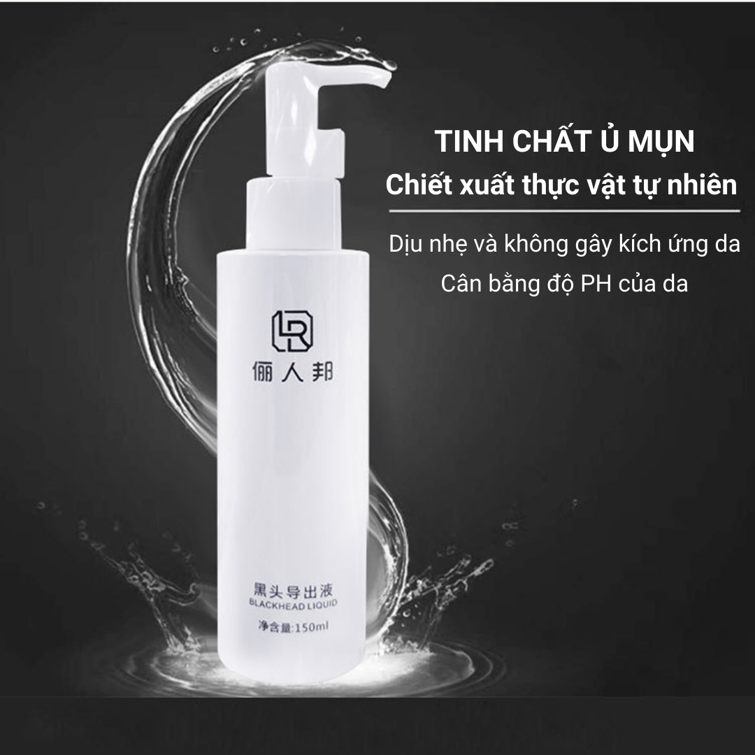 Ủ Mụn Đầu Đen LiBang, Tinh Chất Ủ Mụn Đầu Đen, Mụn Cám, Dung Dịch Ủ Mụn Đầu Đen 150ml