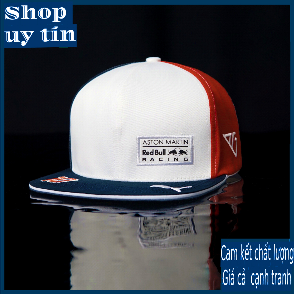 Freeship - MŨ/NÓN KẾT LƯỠI TRAI SNAPBACK PM RACING 10 THÊU BÁO SƯ TỬ BÊN PHỐI MÀU XANH - ĐỎ - TRẮNG THỜI TRANG NAM NỮ CAO CẤP - MÀU XANH ĐEN