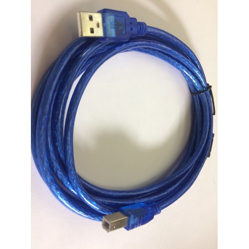 Dây cáp kết nối máy in USB dài 3m( xanh)
