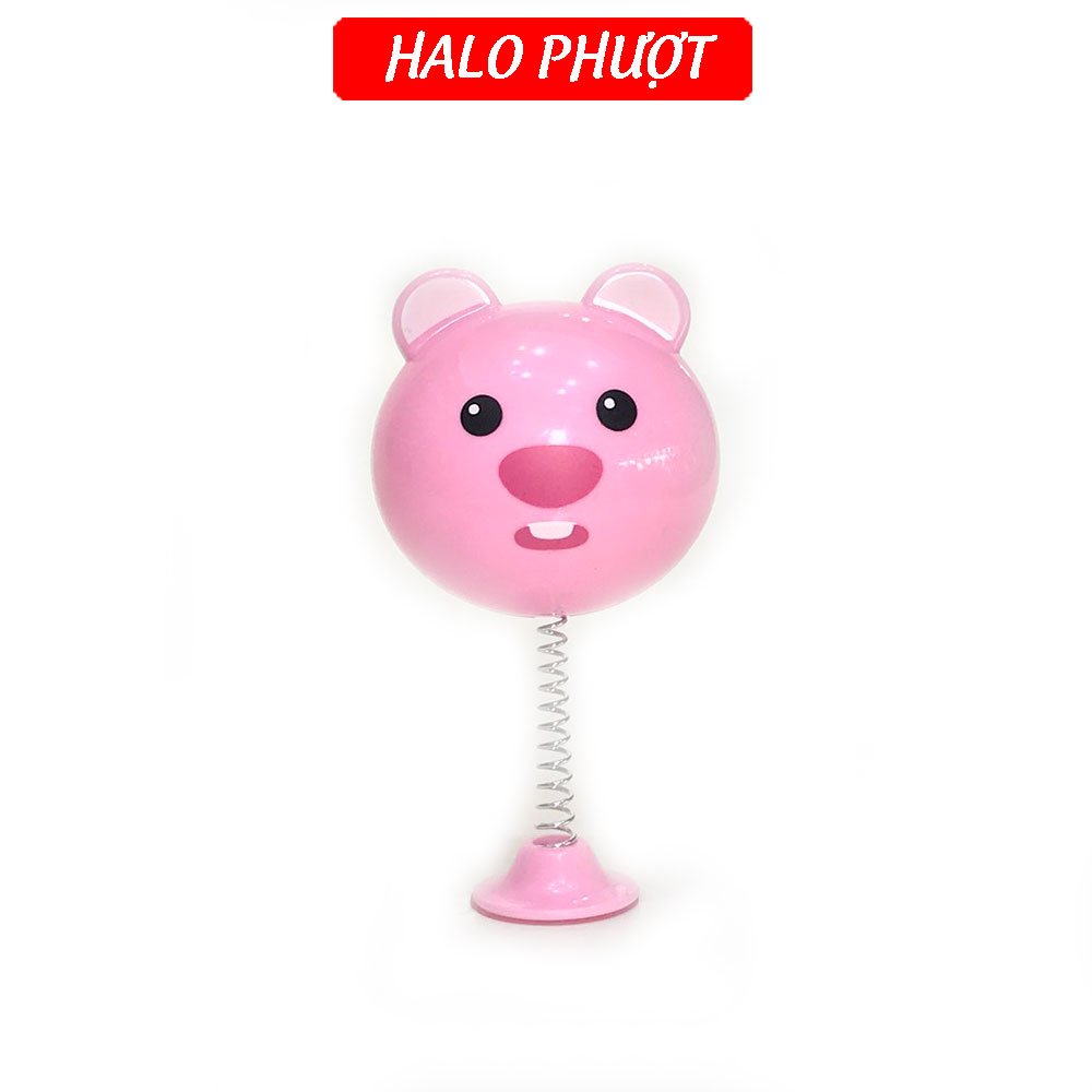 Hổ Vàng, Ếch Xanh, Hải Ly Loopy Hồng phim Chim Cánh Cụt Pororo gắn nón - Phụ kiện gắn nón bảo hiểm - Bông hoa gắn nón