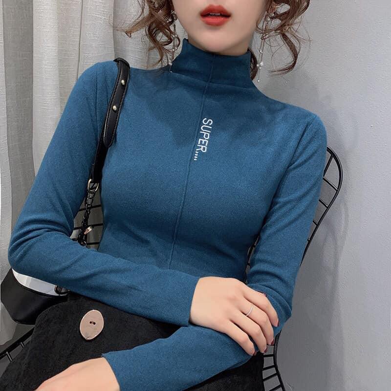 ÁO GIỮ NHIỆT CỔ 3 PHÂN SANG ĐẸP