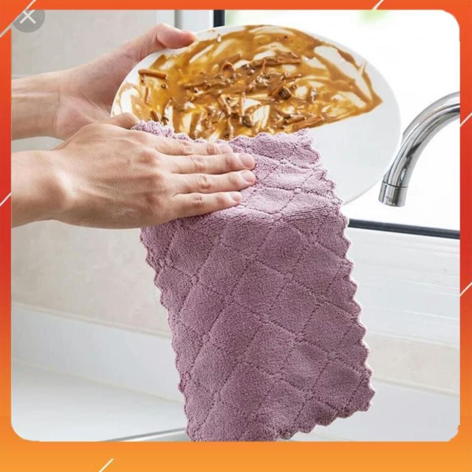 Khăn Lau Tay Nhà Bếp, Túi 10 Chiếc Tiện Dụng