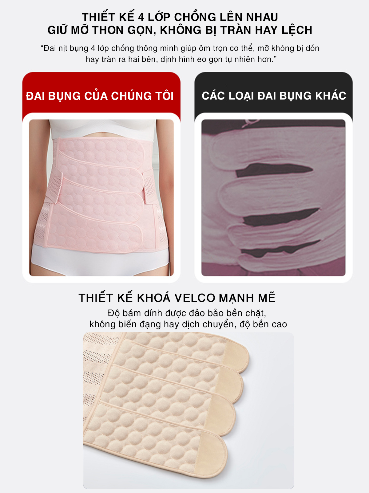 Đai Nịt Bụng Định Hình Eo Sau Sinh OFFICE CHILL Gen Định Hình Giữ Dáng Sau Sinh Hiệu Quả