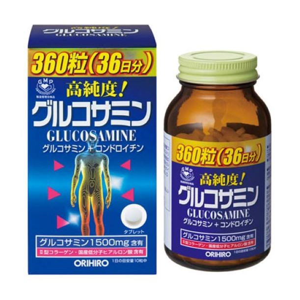 Thực phẩm bảo vệ sức khỏe Glucosamine Orihiro 360 viên