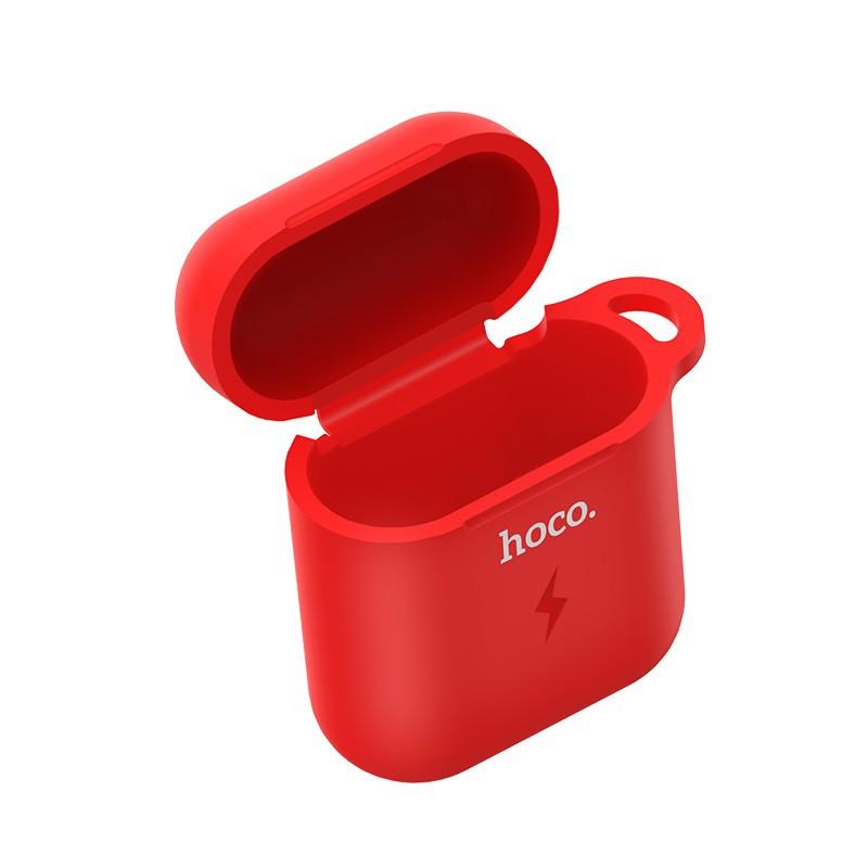 Case silicon tích hợp sạc không dây Hoco CW22 dành cho tai nghe Airpods 1 (3 màu tùy chọn)