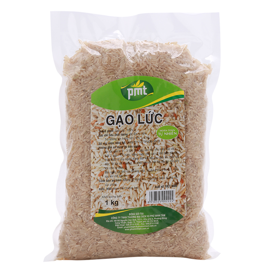 Gạo lứt Phú Minh Tâm 1kg