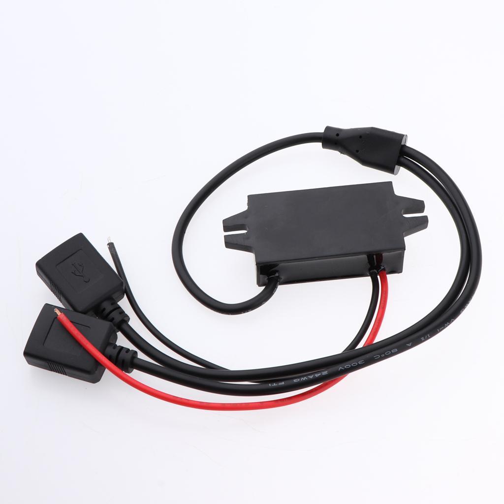 DC-DC Voltage Converter 8-60V to 5V 3A /15W with Dual USB-A