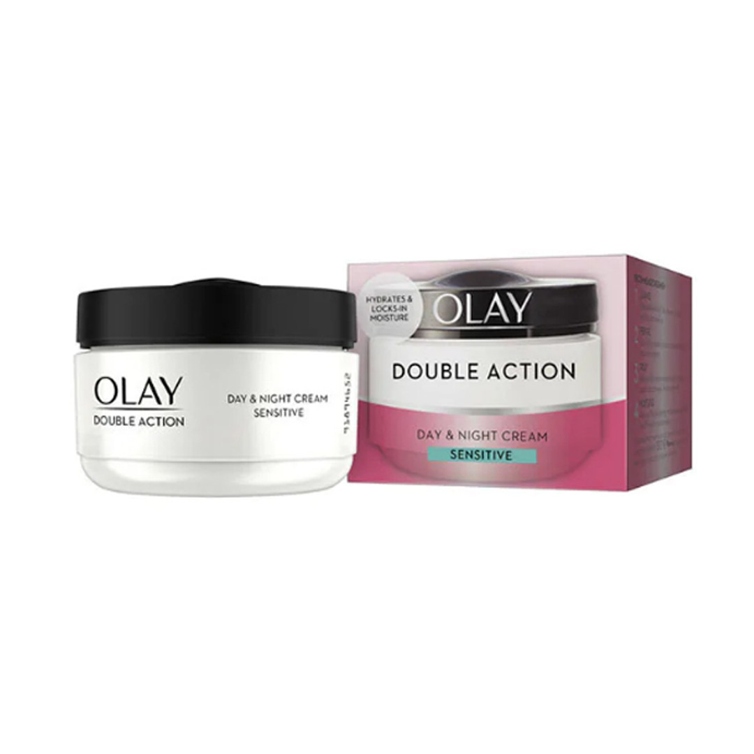 Kem dưỡng ngày Olay Double Action Day Cream & Primer Sensitive 50ml