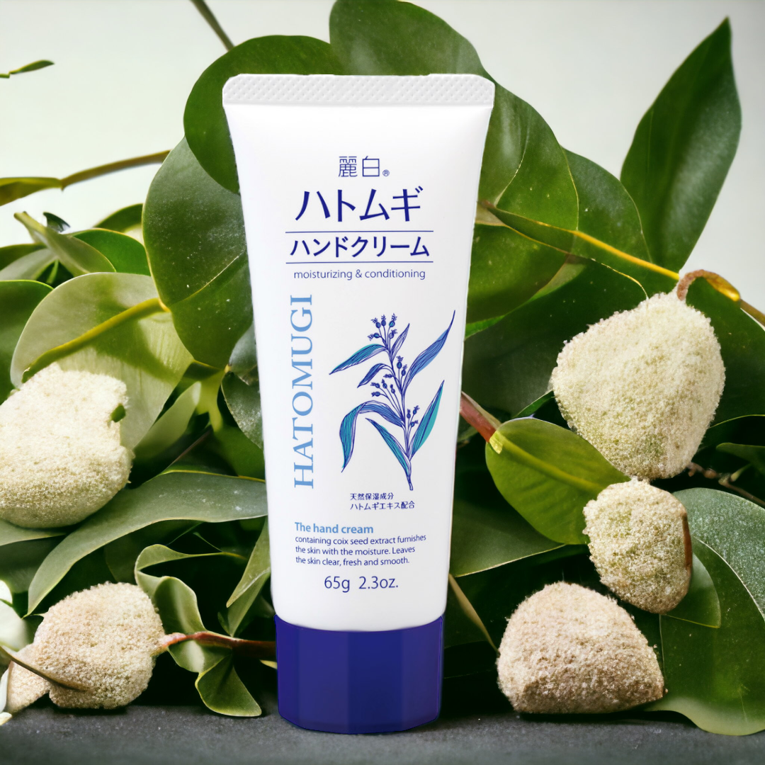 Kem Dưỡng Da Tay Ý Dĩ  Hatomugi Hand Cream Chống Khô , Nứt Nẻ - 25905 (65g )
