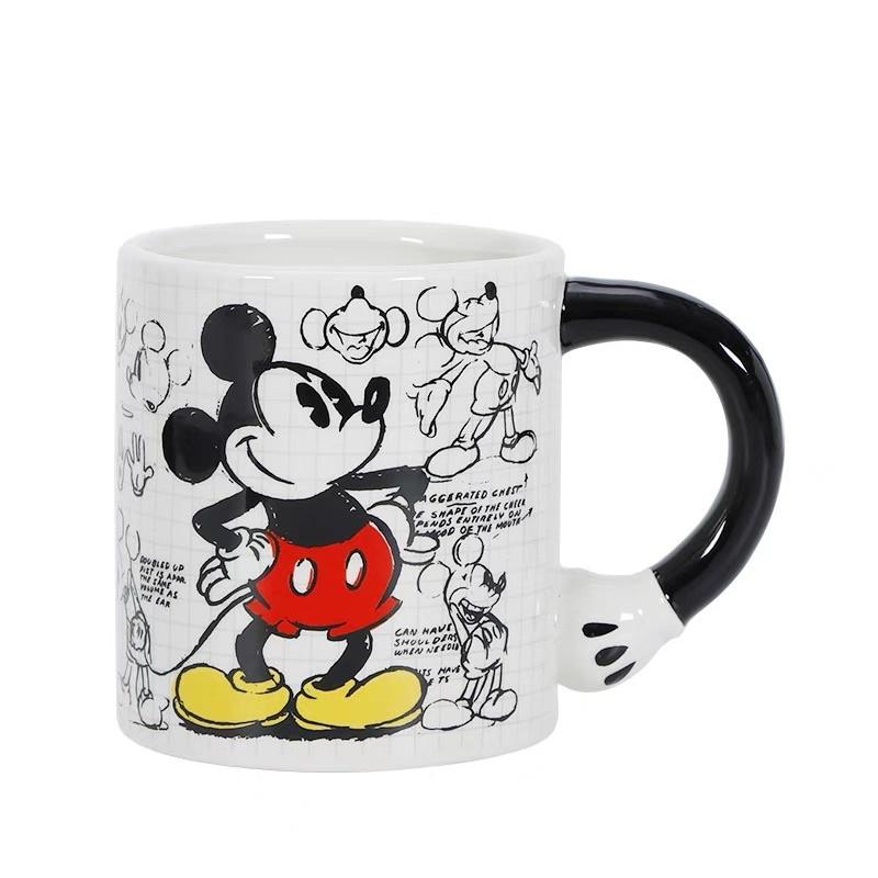 Ly cốc uống nước dễ thương vịt mickey