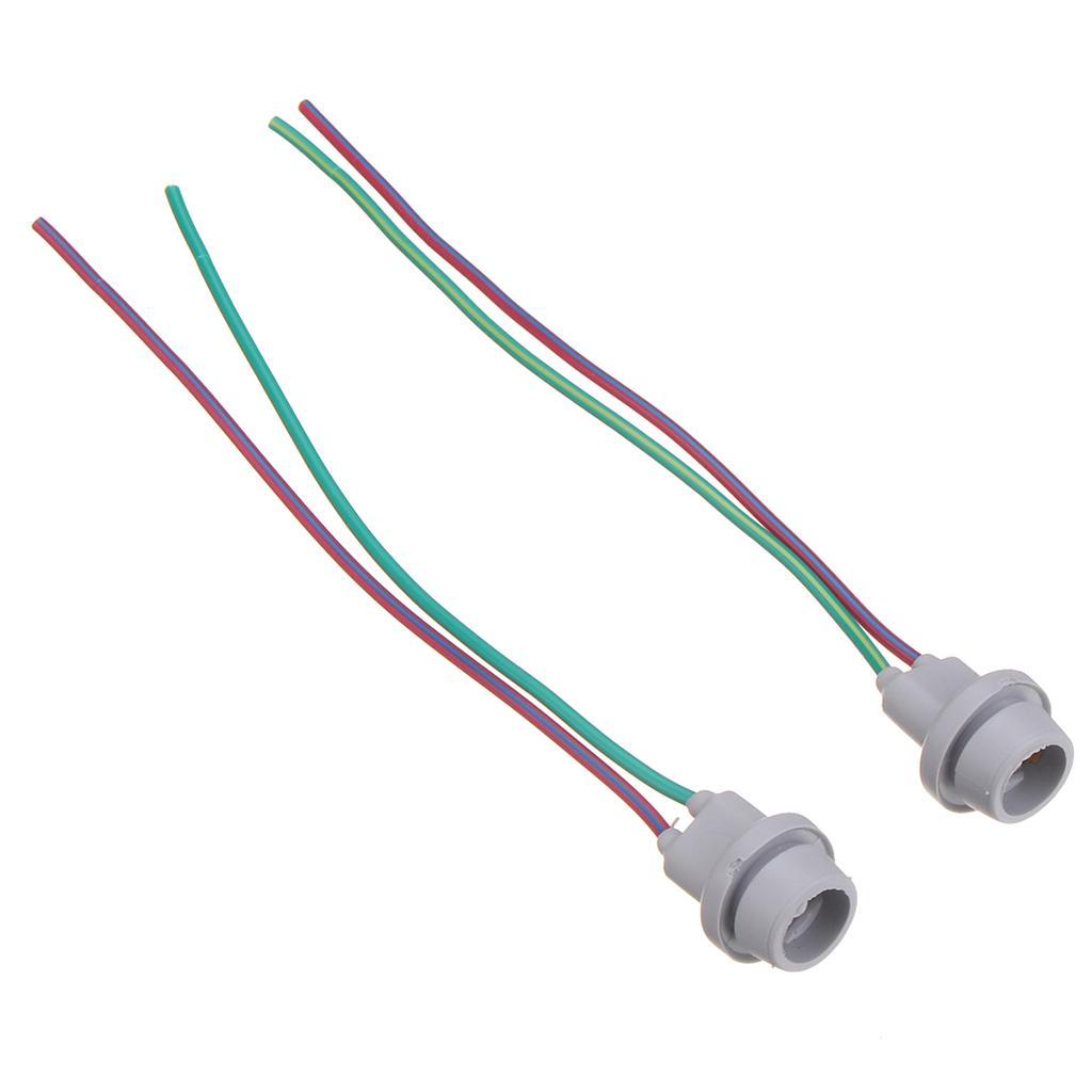 2-4pack 2Pcs T10 Socket W5W Female Adapter Socket Connector for Car LED Light