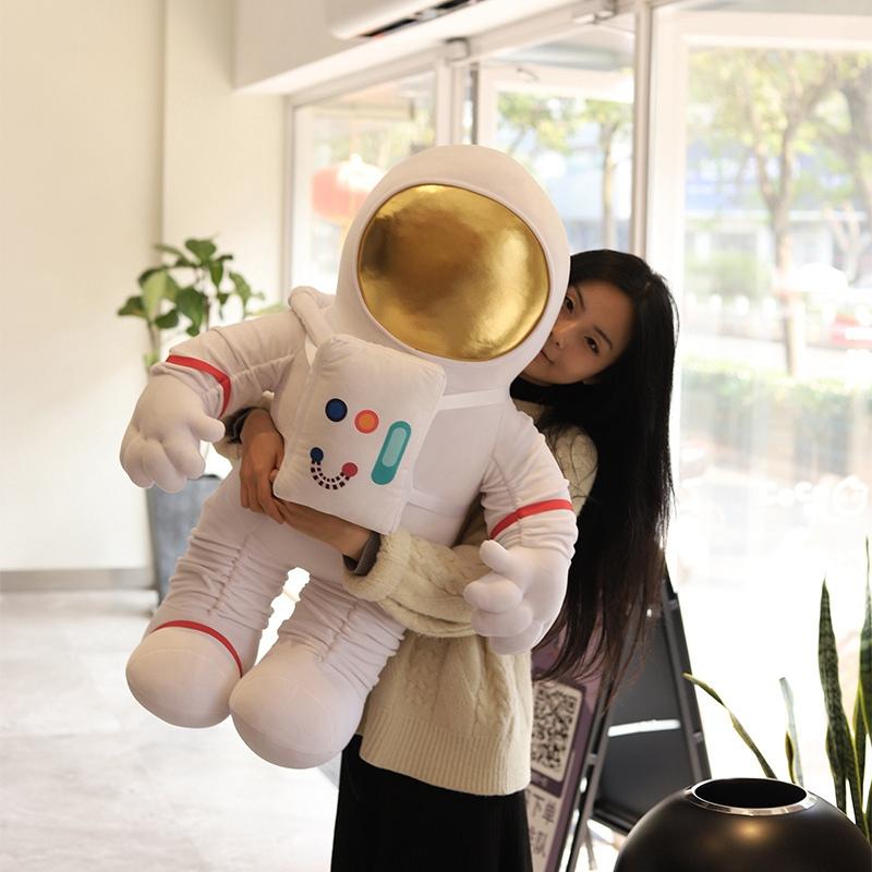 Mô Phỏng Không Gian Loạt Sang Trọng Đồ Chơi Phi Hành Gia Spaceman Tên Lửa Tàu Vũ Trụ Nhồi Bông Sang Trọng Búp Bê Gối Sofa Bé Trai Trẻ Em Quà Tặng Sinh Nhật