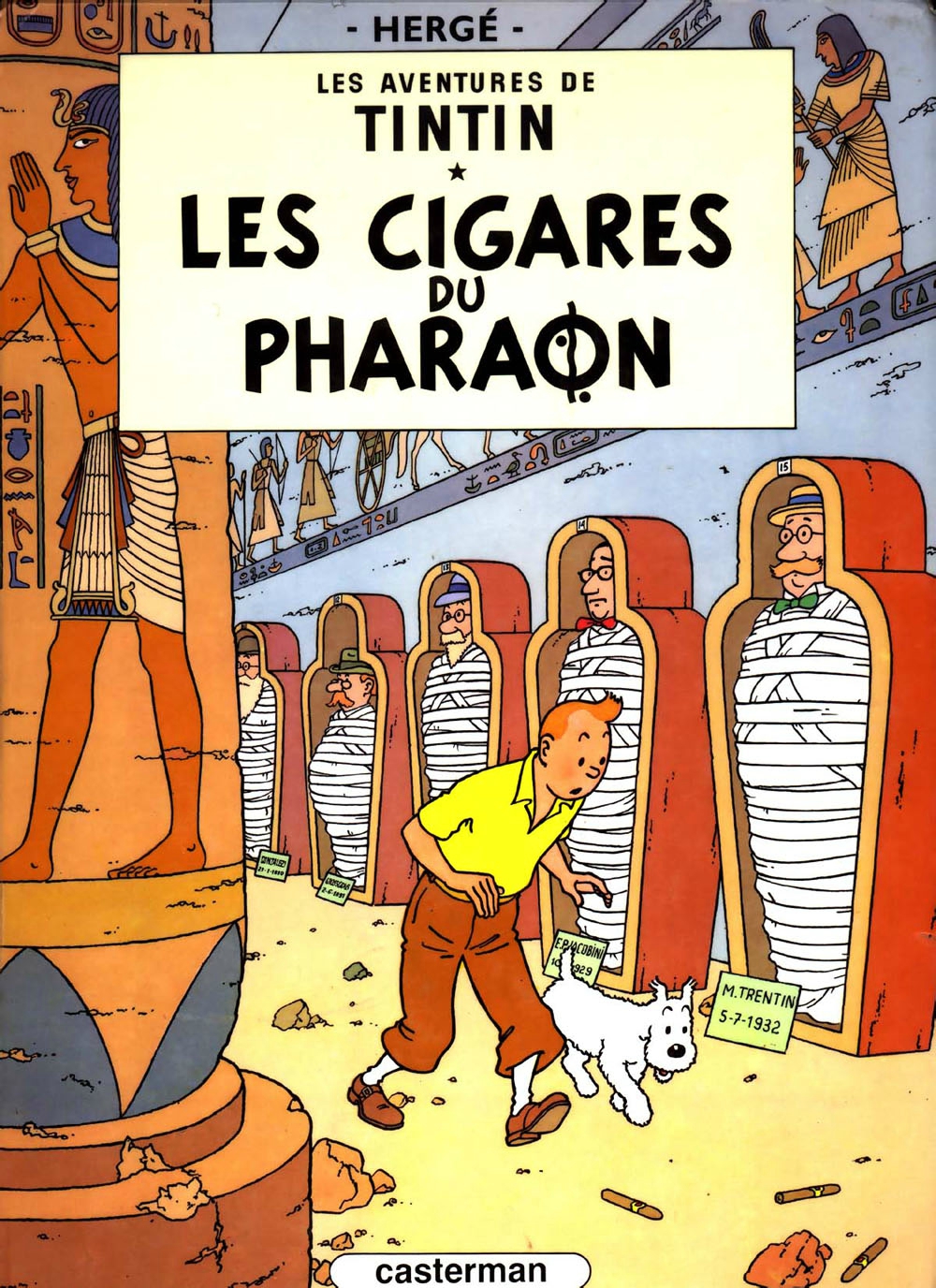 Truyện tranh tiếng Pháp: TINTIN - Tập 4 - ĐIẾU XÌ GÀ CỦA PHARAON