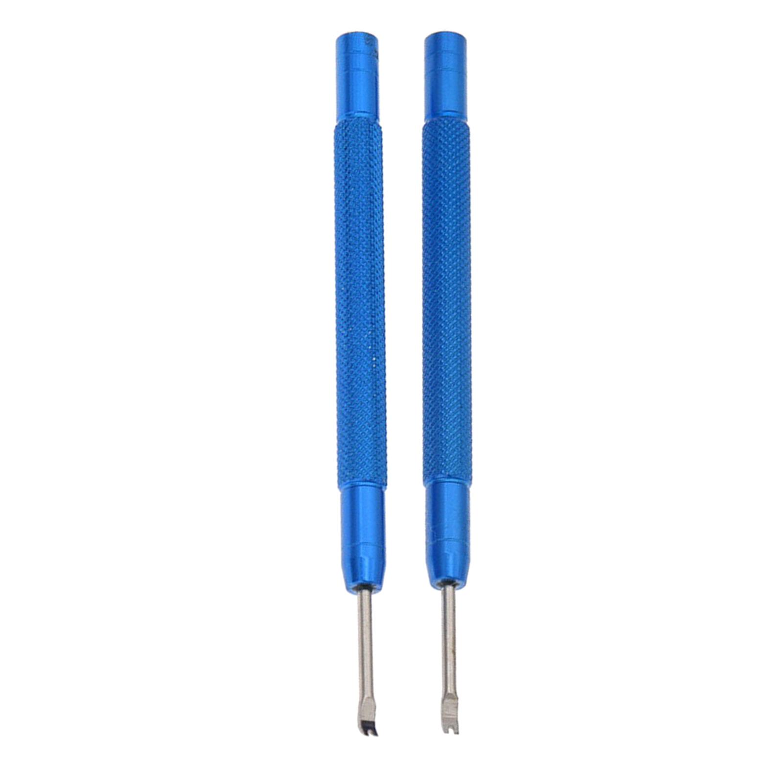 2x Link Pin Removal Bar Tool Set for Watch Wrist Bands Removal red