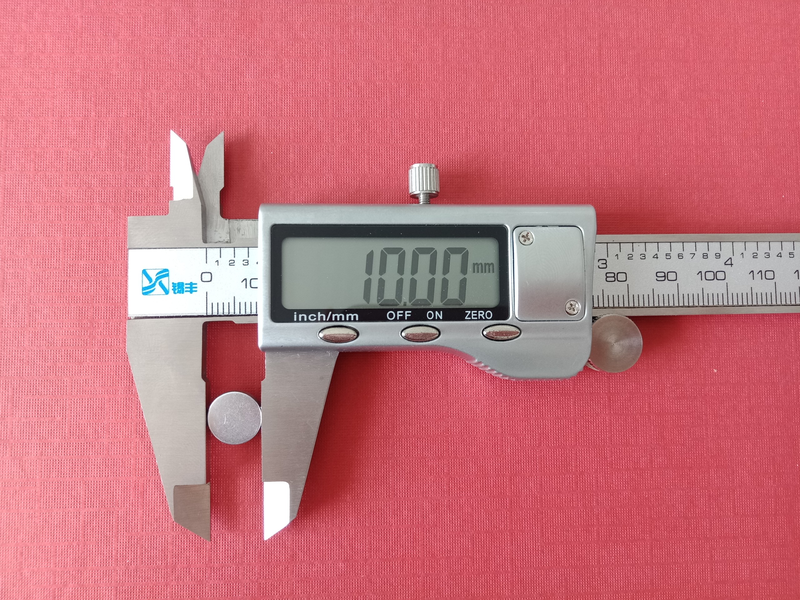 50 Viên Nam Châm Đất Hiếm Loại Tròn 10x2mm Mạ Kẽm Lực Từ N35 Cực Mạnh