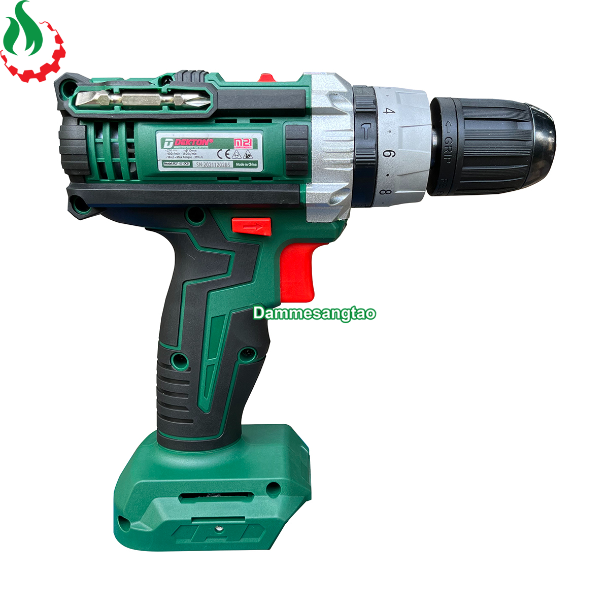 Thân máy khoan pin 18V Dekton DK-2115B 39Nm