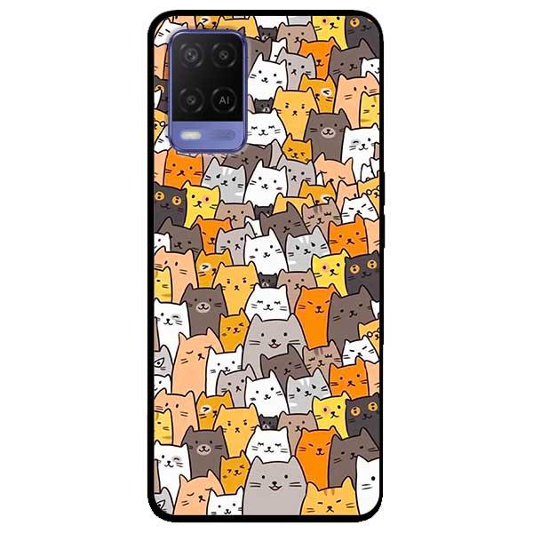 Ốp lưng dành cho Oppo A54 / A74 / A94 - Họa Tiết Nhiều Mèo