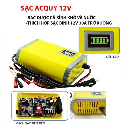 Máy sạc ắc quy tự động 12V-2A