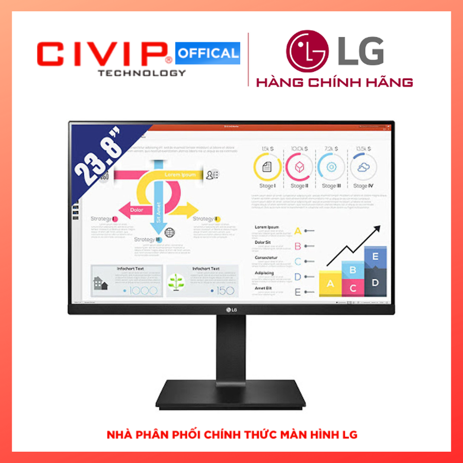 Màn hình LCD LG 24QP750 - Hàng Chính Hãng
