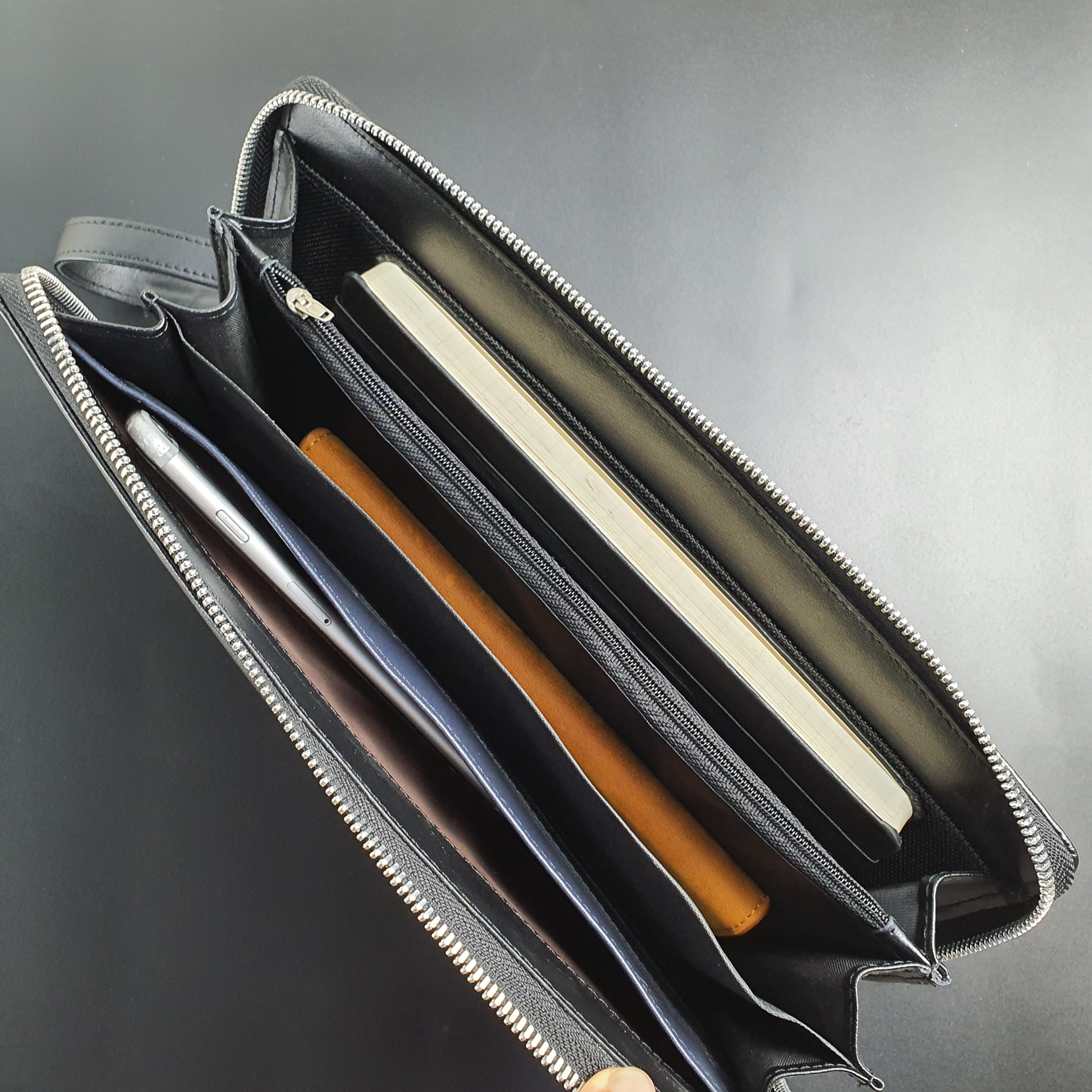 Clutch da bò thật CL120 - 100% da bò thật, BH 3 năm