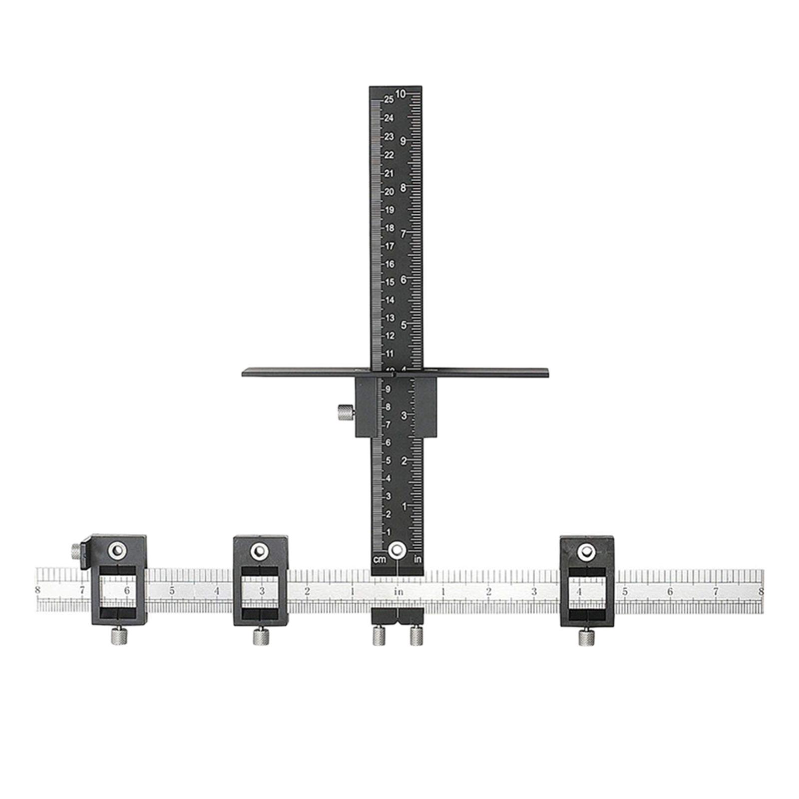 Punch Locator Cabinet Hardware Jig for Handles and Knobs On Doors