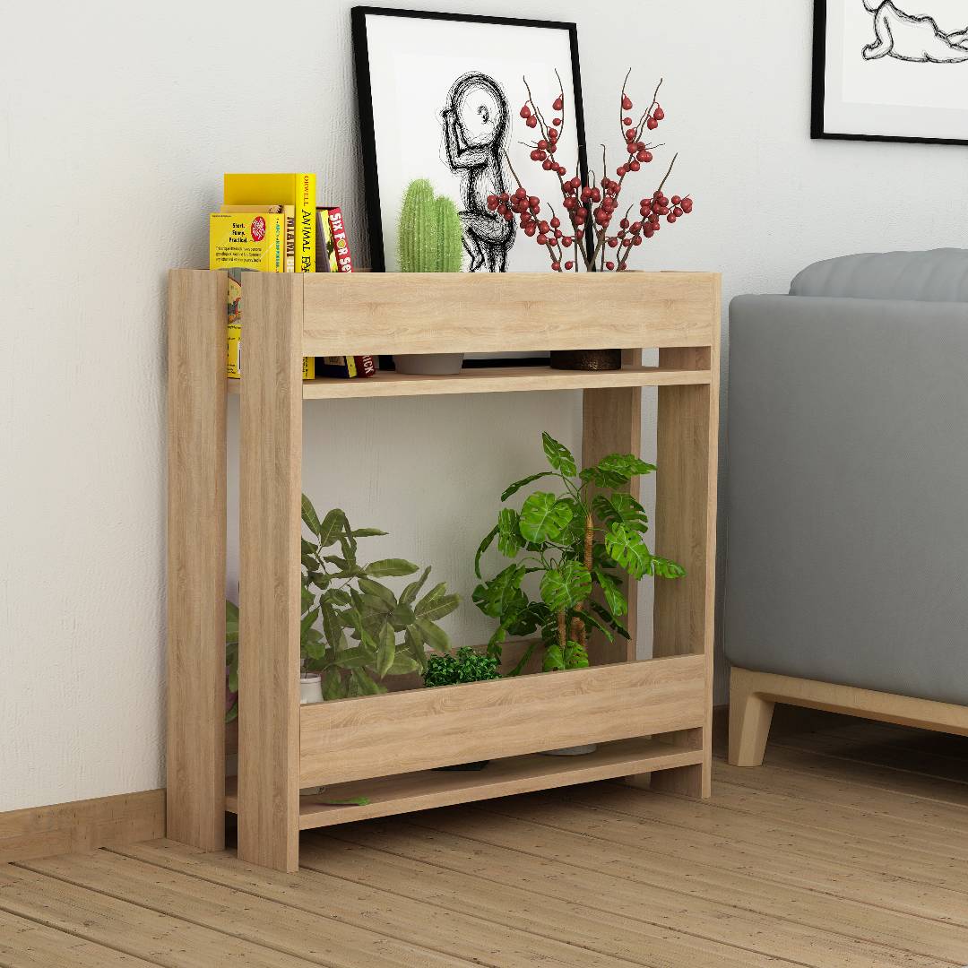 Kệ gỗ trang trí cây cảnh SMLIFE Pearson